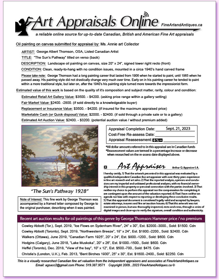 Appraisal Sample Page 1 