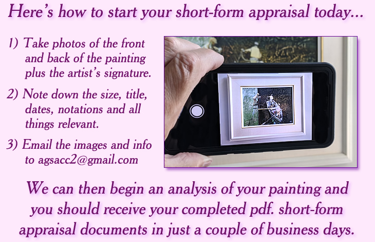 How to start a short form art appraisal