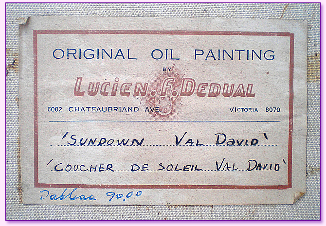 Lucien De Dual Original Label