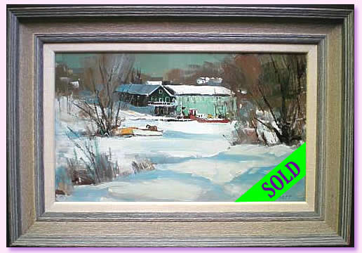 Doulglas Elliott Wintertime Interlude Framed