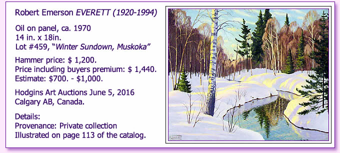 Everett Sold Auction 2016
