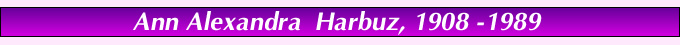 Ann Harbuz Bio Title