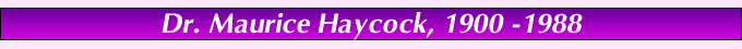 Maurice Haycock Bio Title
