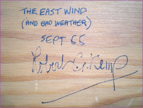 Kemp East Wind Title Verso