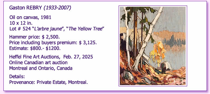 Gaston Rebry at auction 3