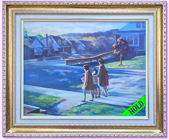 Viola Depew Schooldays Framed