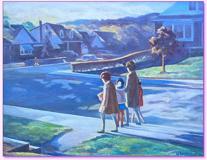 Viola Depew Schooldays Unframed