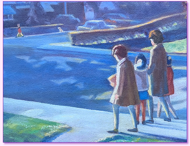 Viola Depew Schooldays Unframed