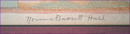 Norma Bassett Hall Signature