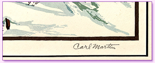 Carl Percy Martin Signature