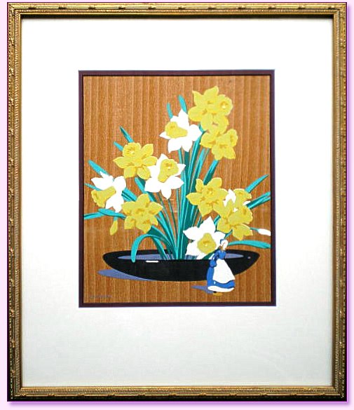 Casson Daffodils Framed