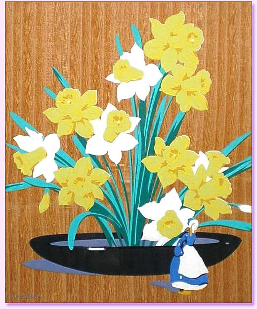 Casson Daffodils Unframed
