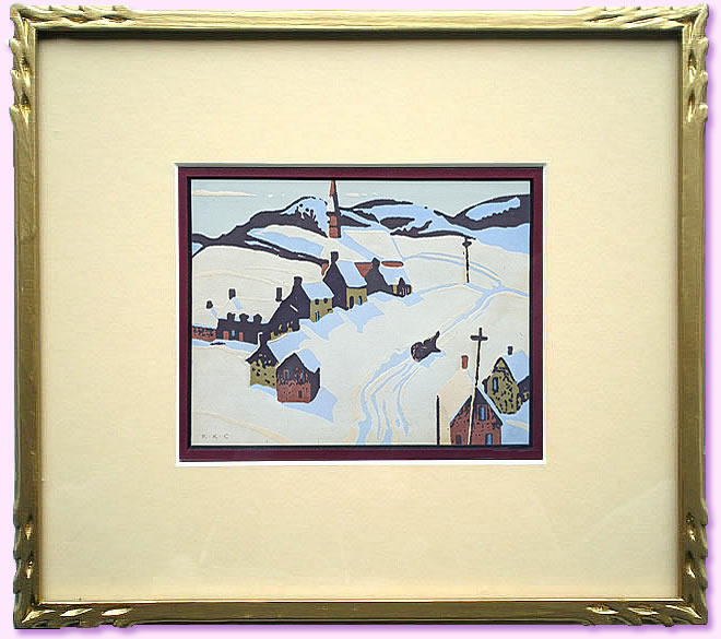 Rody Kenny Courticen framed