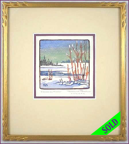 Fanshaw Winter Framed