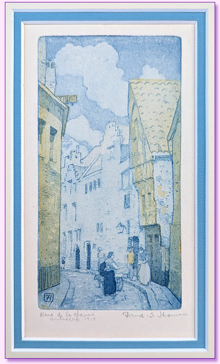 Gwyneth Travers Ontario Hall Woodcut