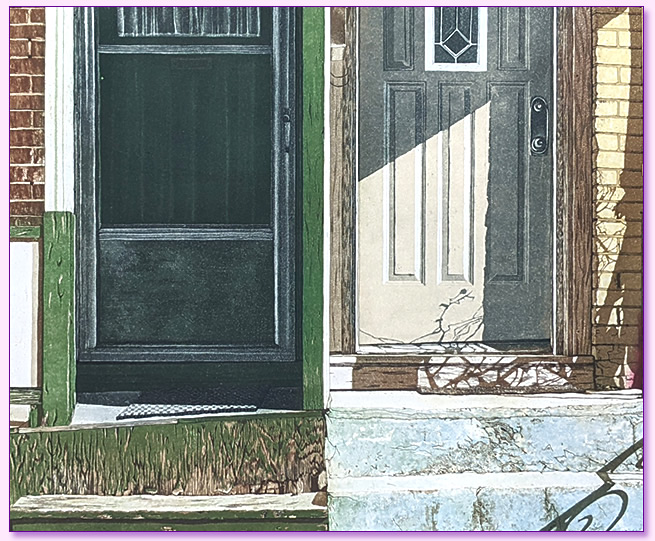 Harriet Wolfe, Cabbagetown doorways, circa 1980 Unframed Close