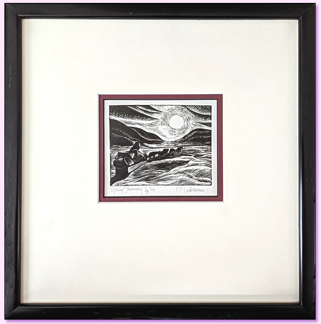 Janet Holly Middleton Serigraph Framed