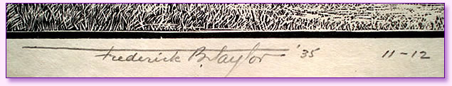 Frederick Taylor Signature