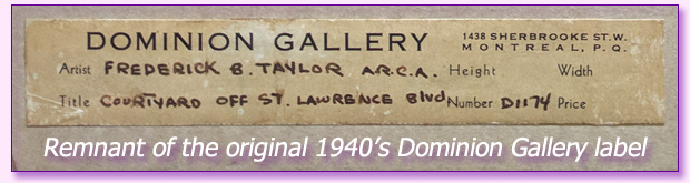 Frederick Taylor Original Label