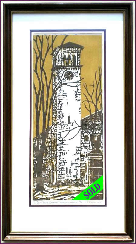 Travers Clock Tower Framed