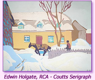 Edwin Holgate Coutts Serigraph